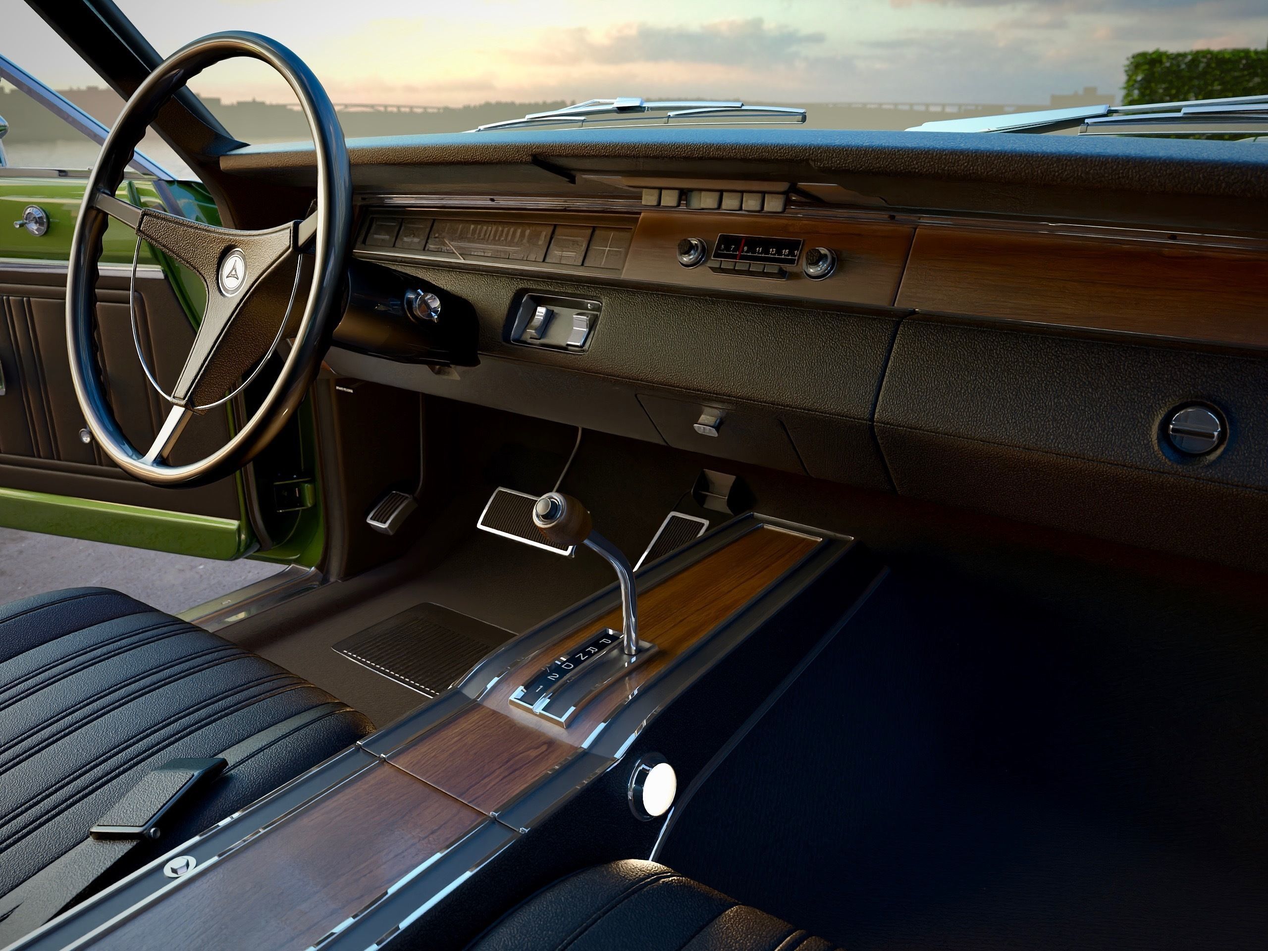 Dodge Coronet 1970 3D model_9