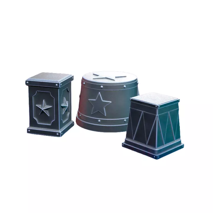 Carnival Plinths IX - Printable Resin Model 3D print model