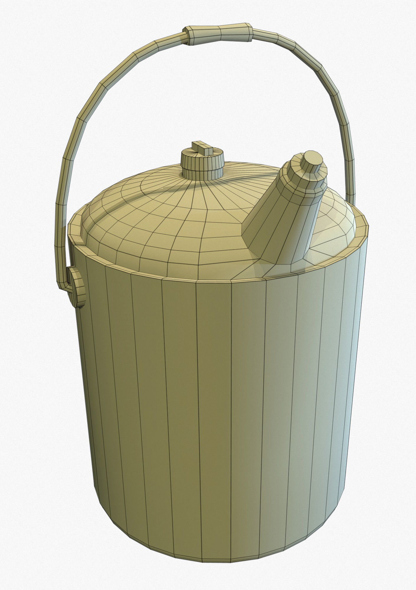 3D Oilcan Retro Vintage PBR Textures Game Ready Low-poly 3D model_9