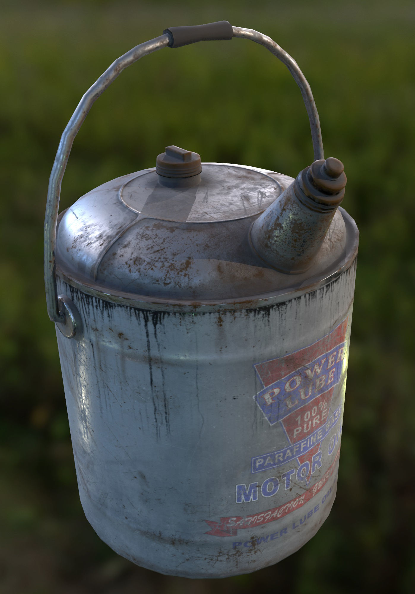 3D Oilcan Retro Vintage PBR Textures Game Ready Low-poly 3D model_13