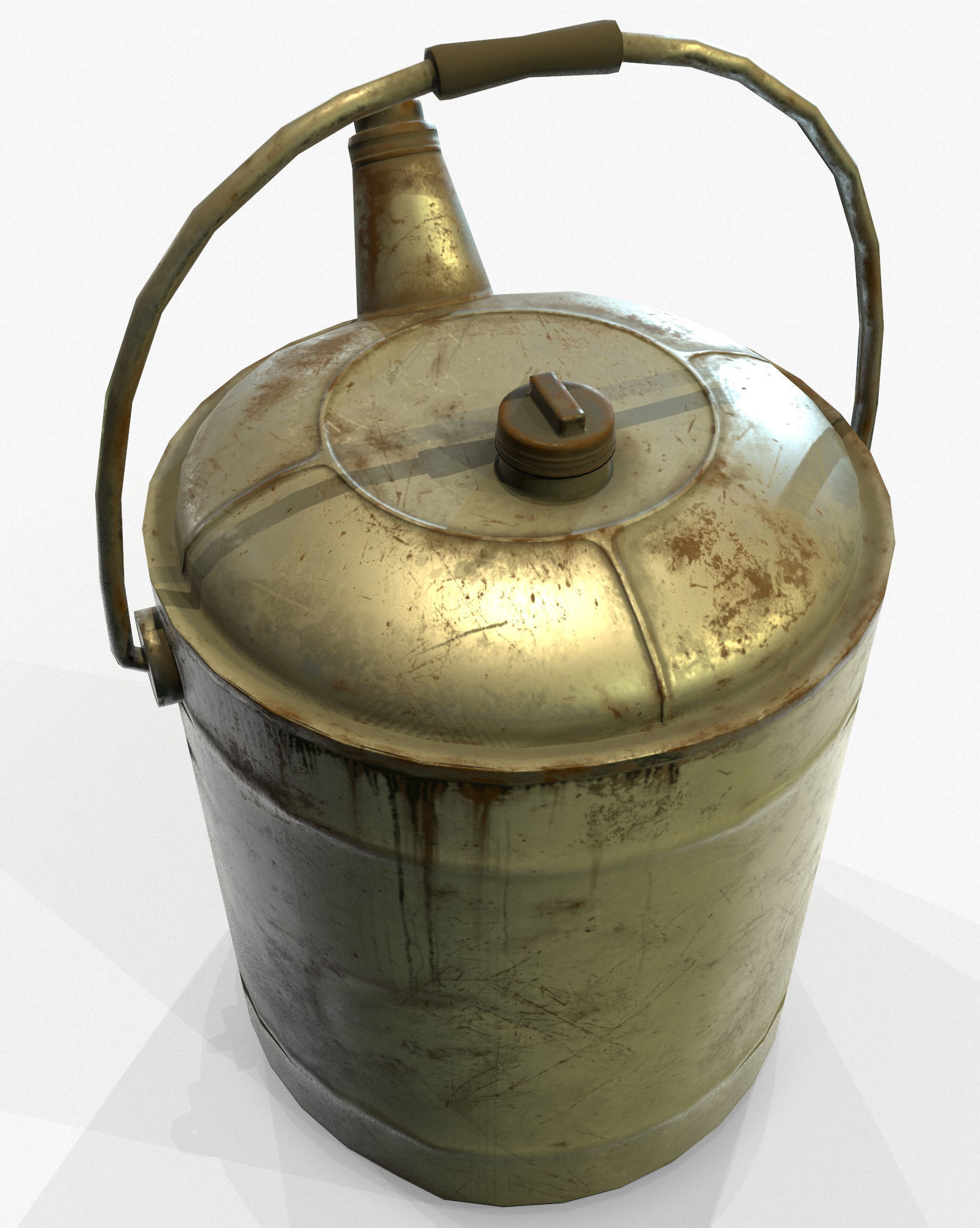 3D Oilcan Retro Vintage PBR Textures Game Ready Low-poly 3D model_4