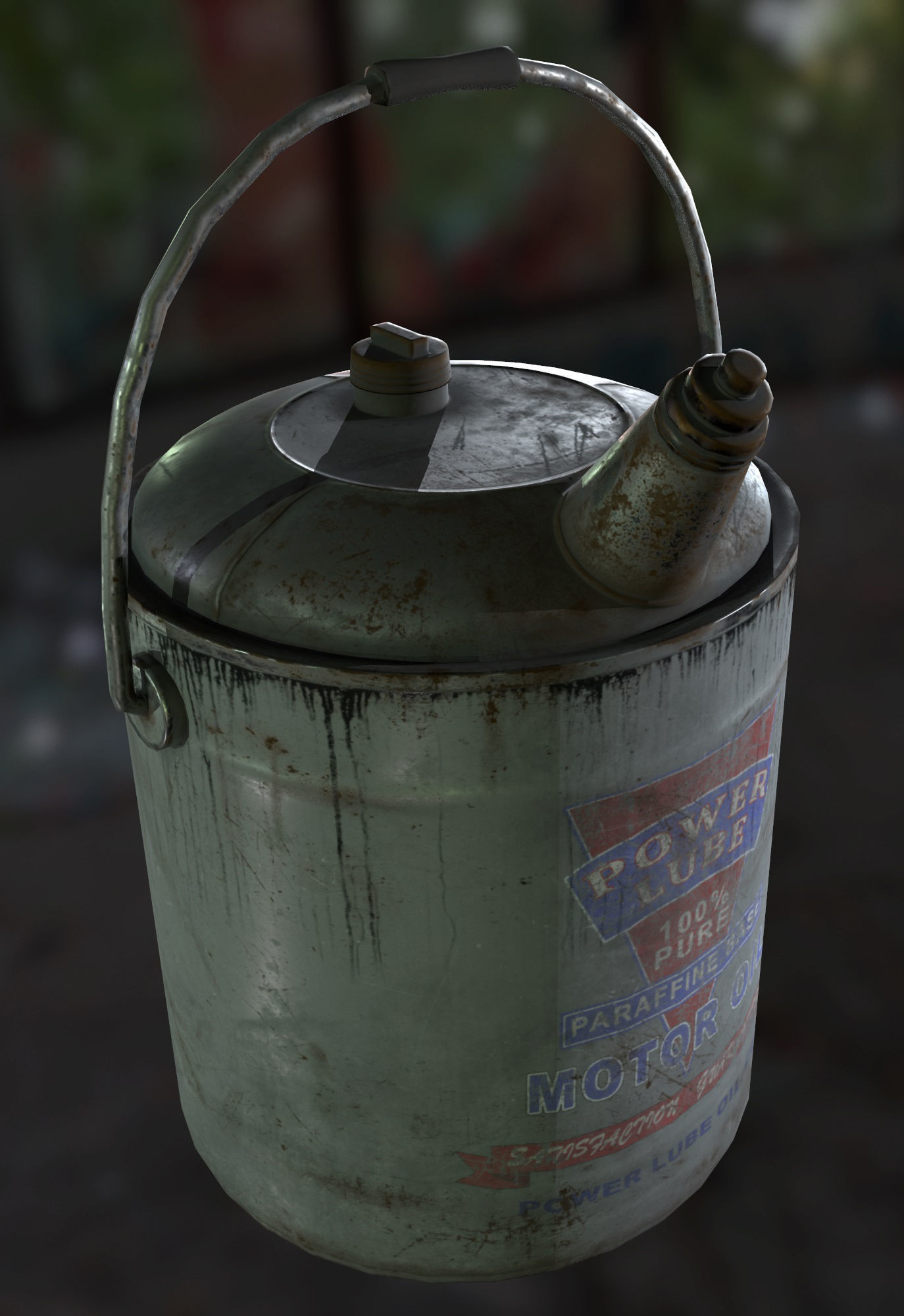 3D Oilcan Retro Vintage PBR Textures Game Ready Low-poly 3D model_14