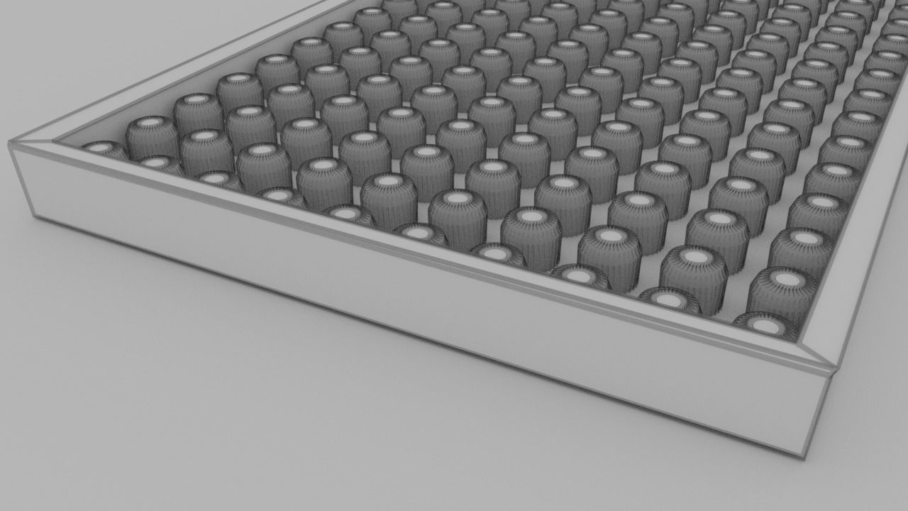 LED Text Display Sign 3D model_3