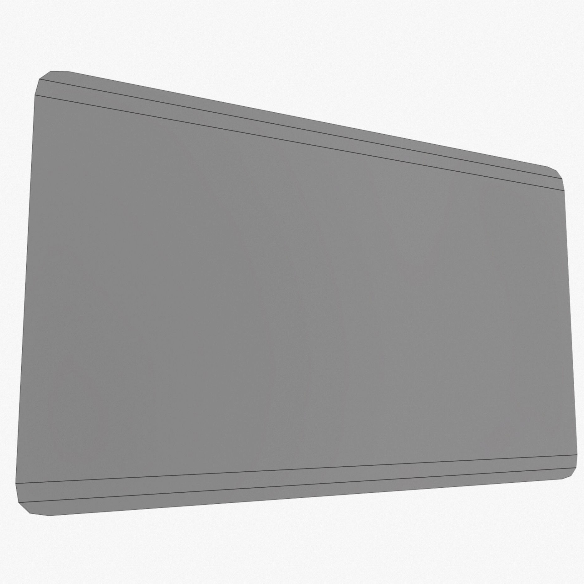 3D Sign No Trespassing Low Poly PBR Textures Low-poly 3D model_1