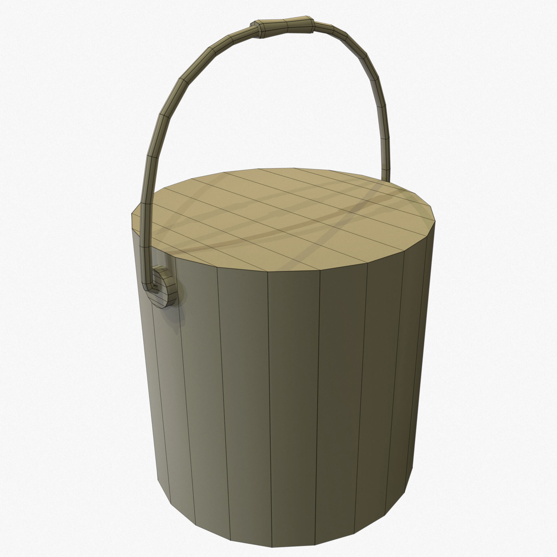 Paint Can Vintage Game Ready PBR Textures 3D Low-poly 3D model_7
