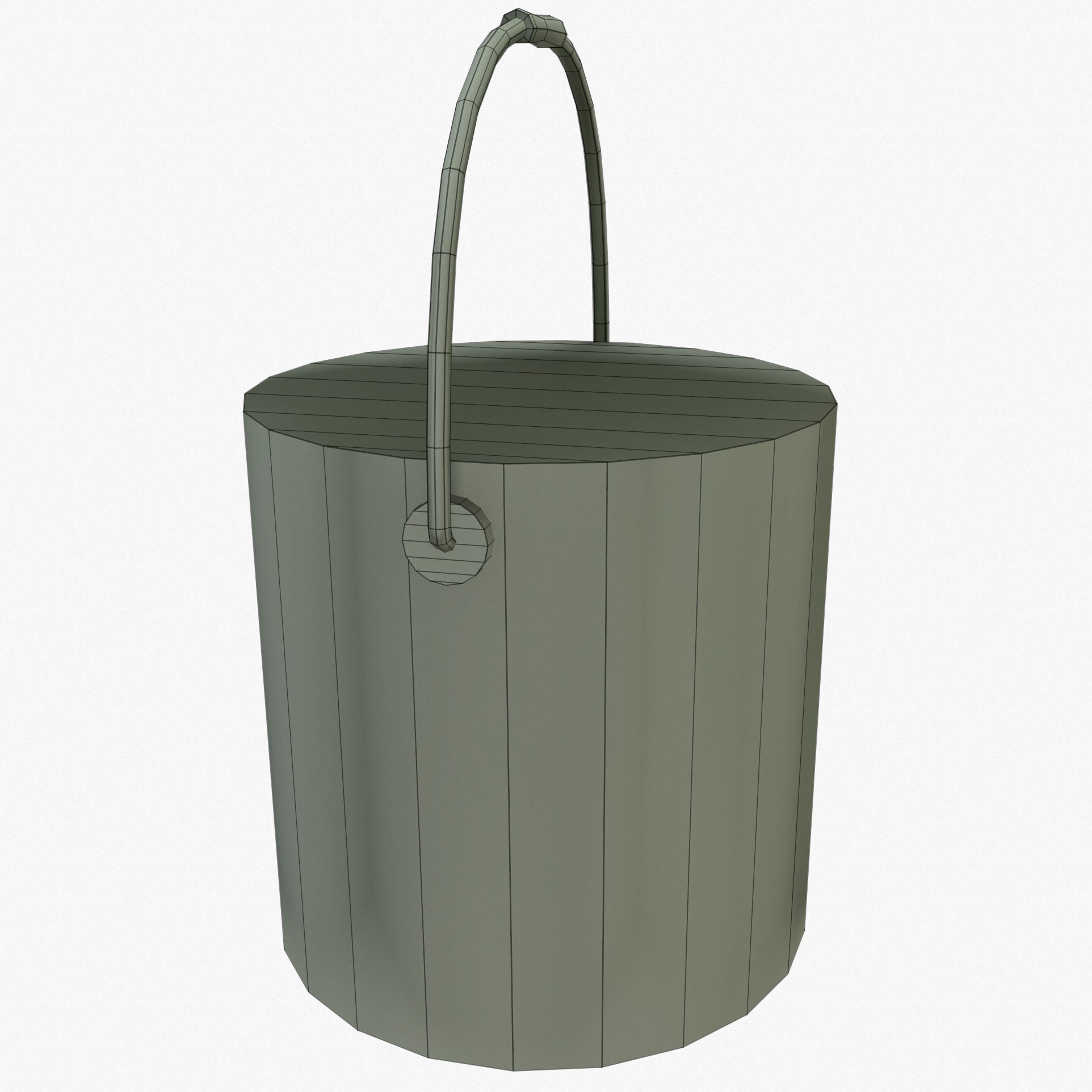 Paint Can Vintage Game Ready PBR Textures 3D Low-poly 3D model_9