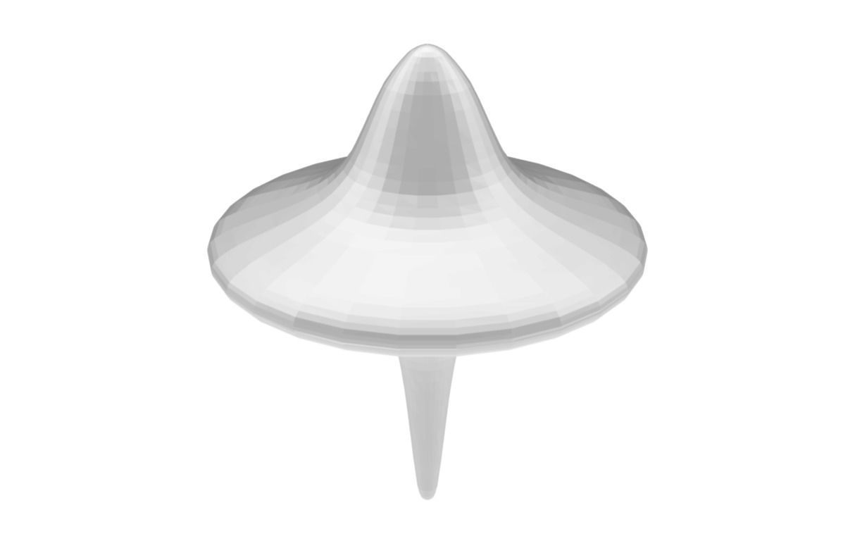 Inception Top Totem Low-poly 3D model_12