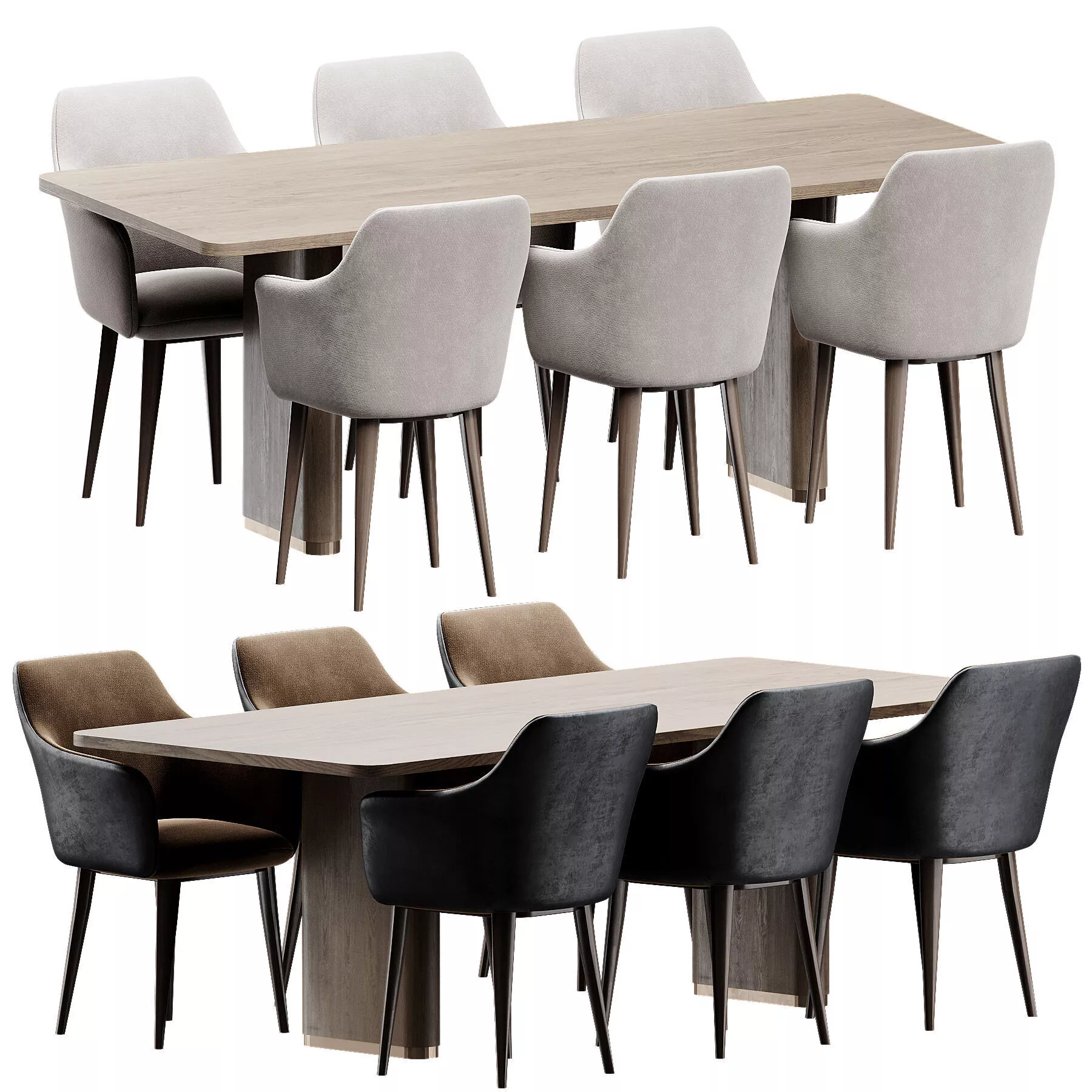 Dining set 11 3D model