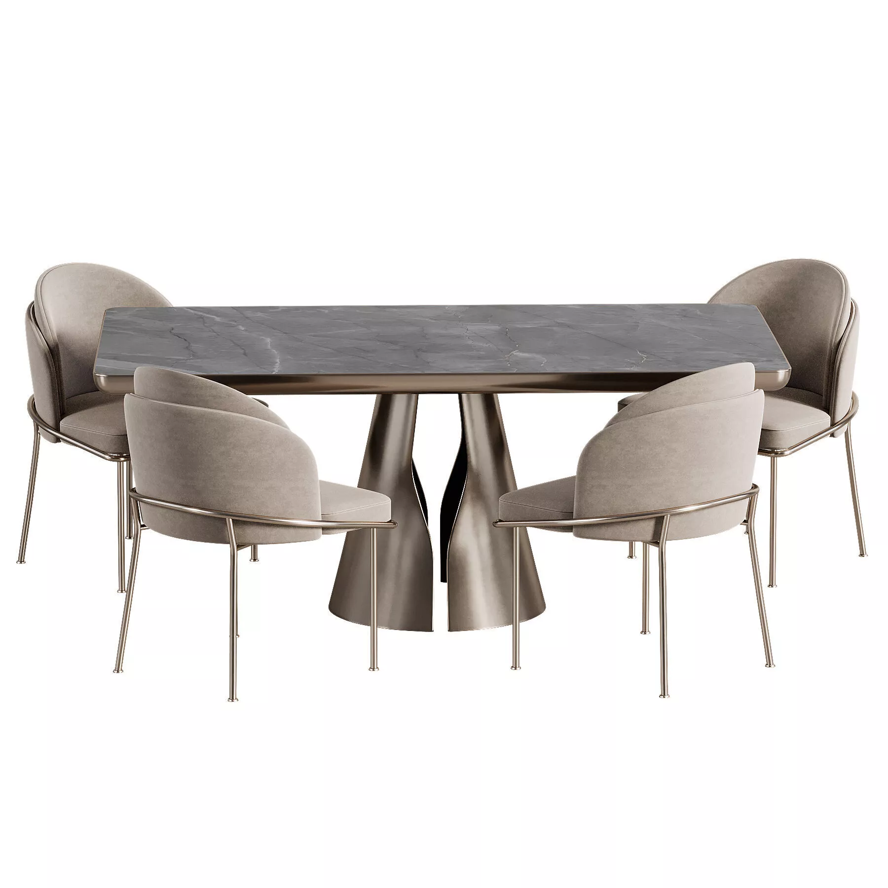 Dining set 08 3D model