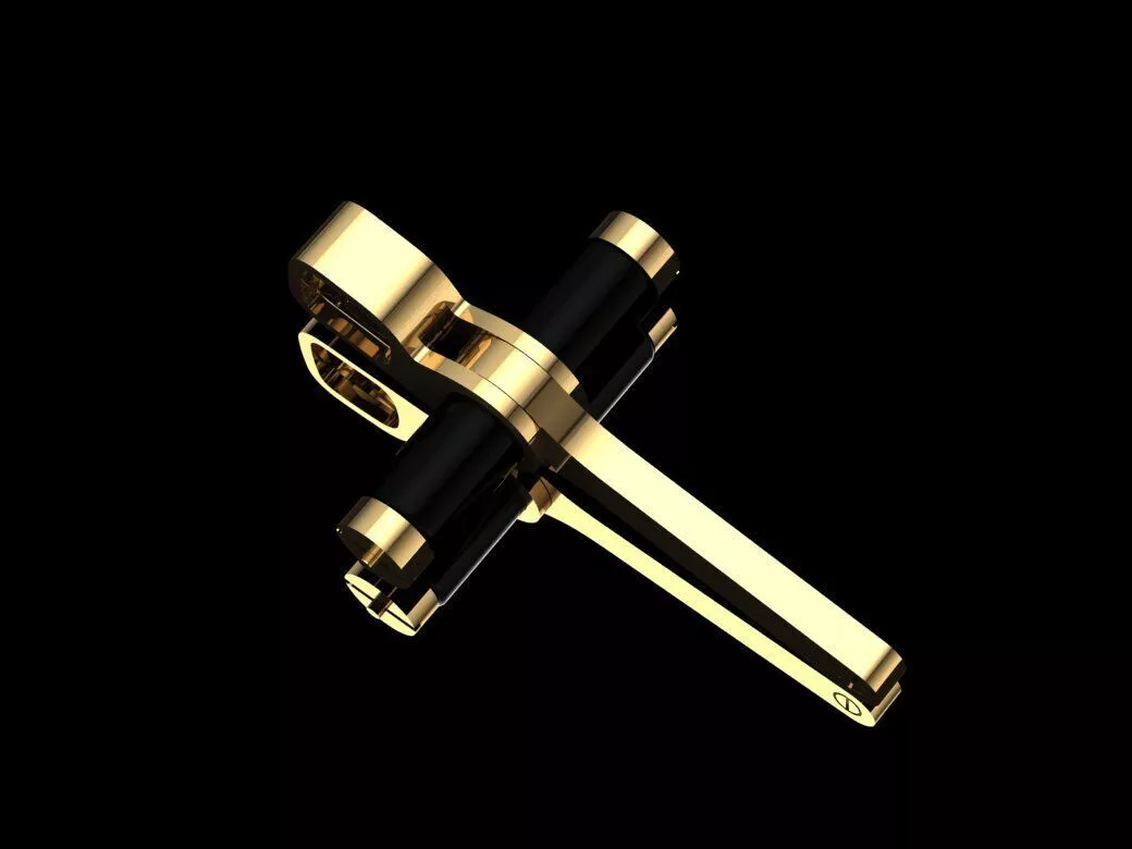 Cross Pendant Luxury Gold Free 3D print model