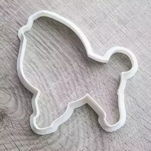 Poodle cookie cutter for professional