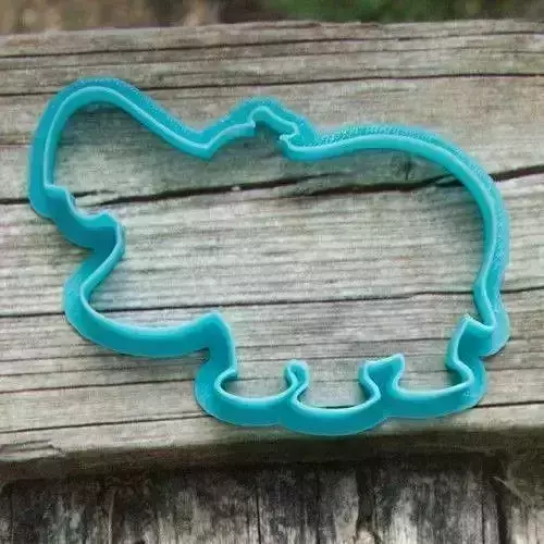 Hippo cookie cutter for professional