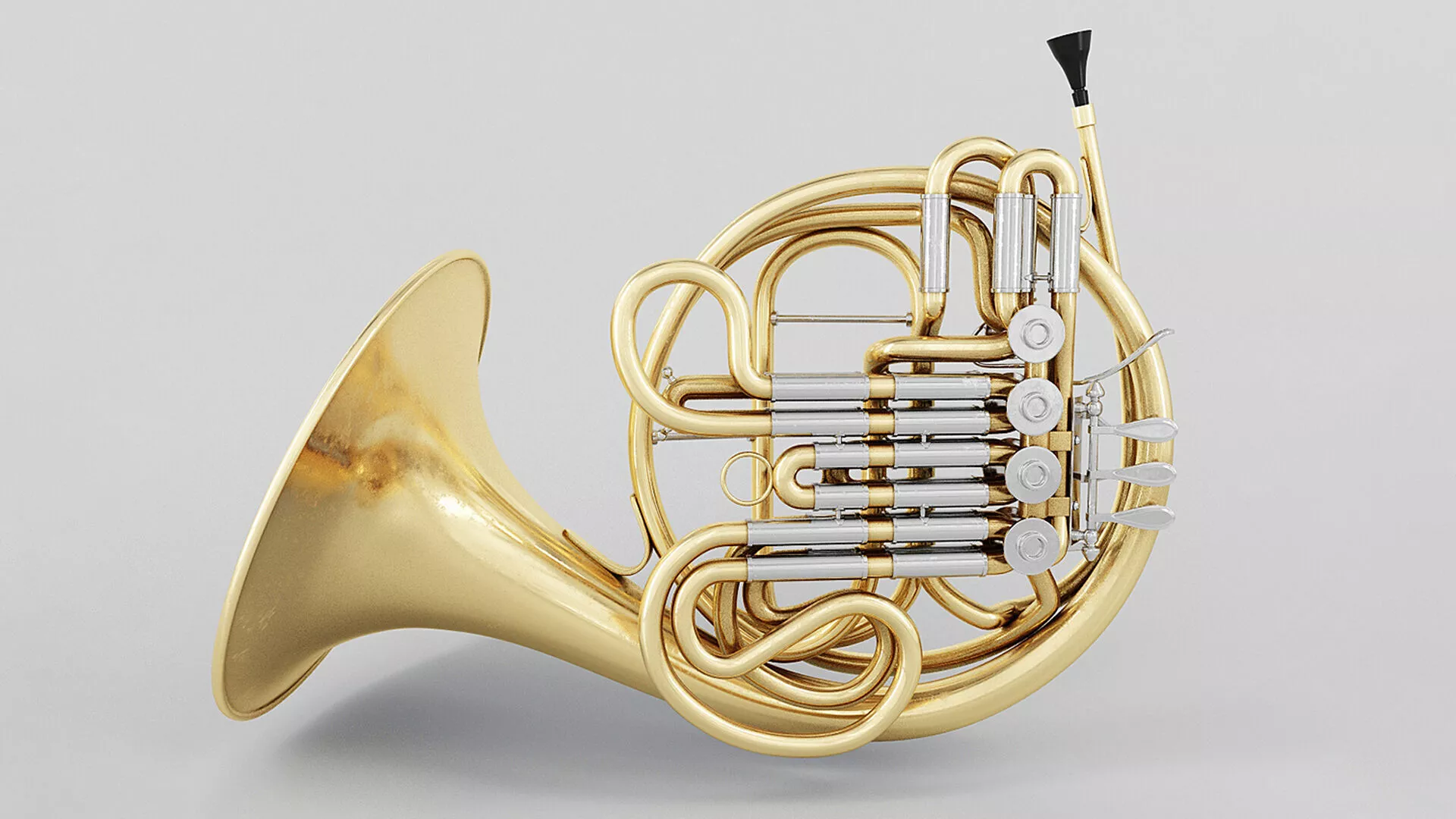 French Horn 3D model