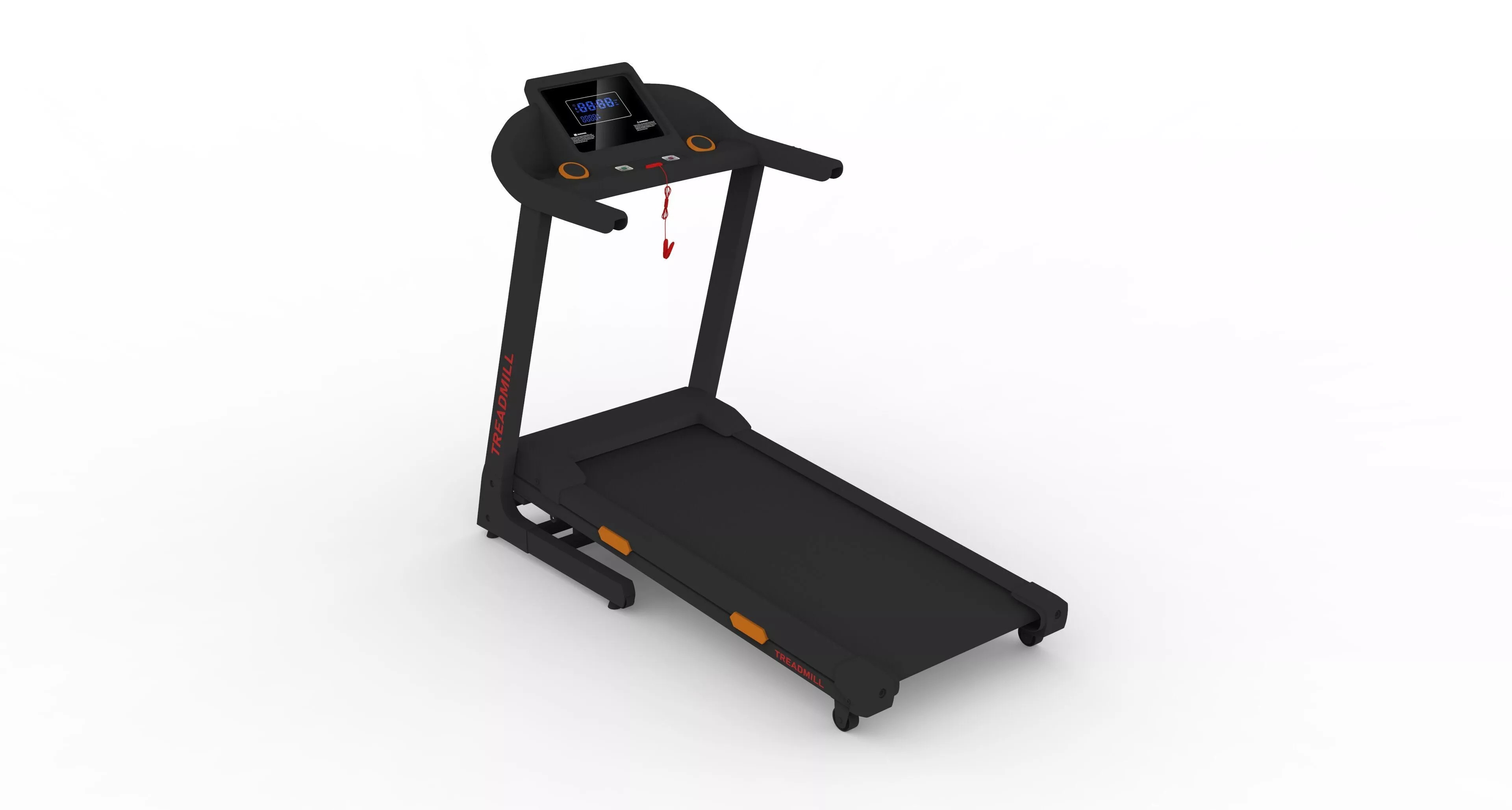Treadmill Low-poly 3D model