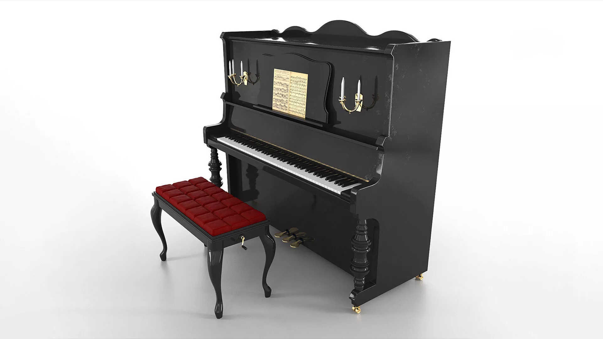 Piano 3D model