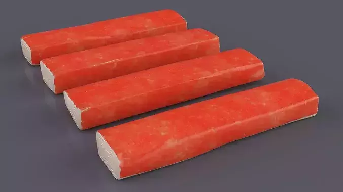 Crab Sticks 3D model 4