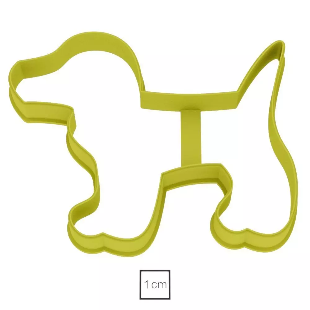 Dog cookie cutter for professional Free 3D print model