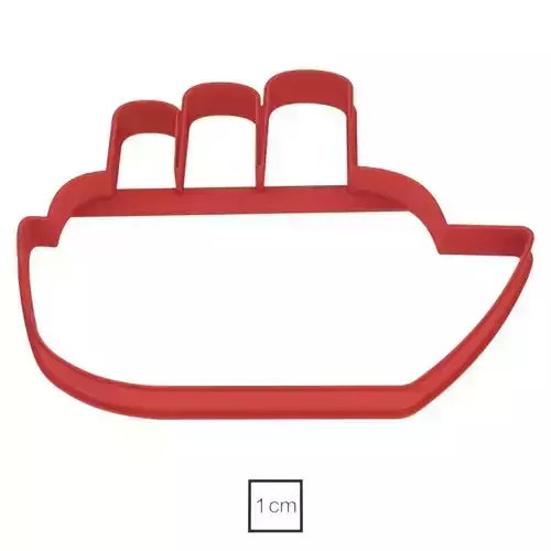 Ship Titanic cookie cutter for professional Free 3D print model