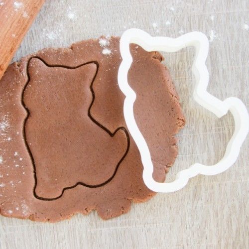 Cat 3 cookie cutter for professional Free 3D print model_1