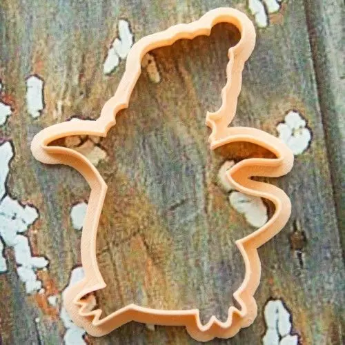 Merry penguin cookie cutter for professional Free 3D print model