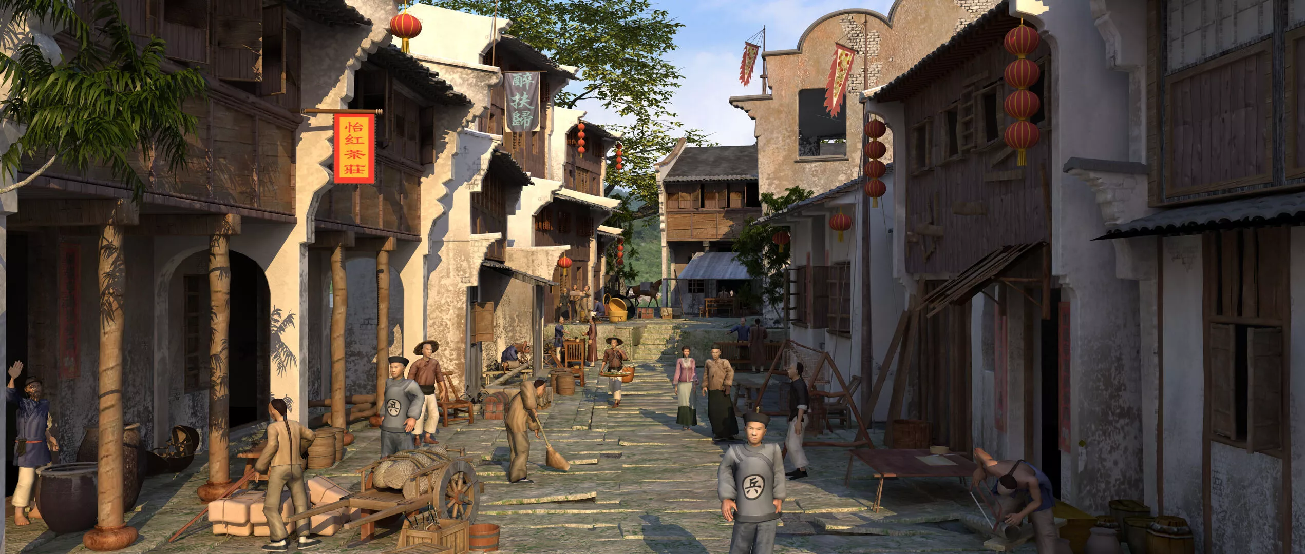 Gubu Old Street 3D model