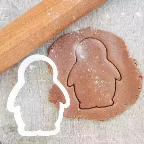 Penguin flippers down cookie cutter for professional
