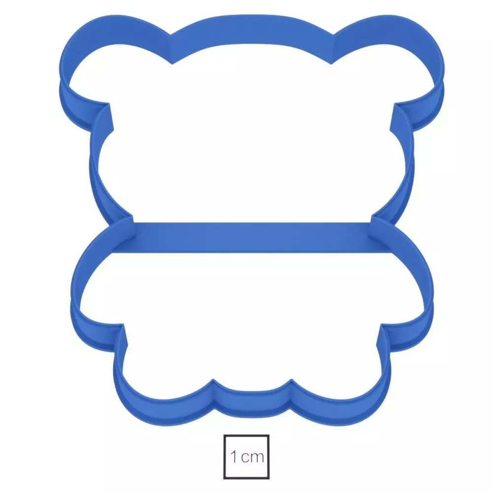 Panda cookie cutter for professional Free 3D print model