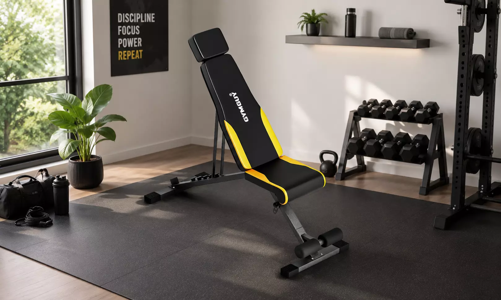 Adjustable Workout Bench Equipment 3D model
