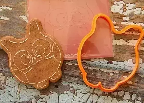Snowy owl cookie cutter for professional