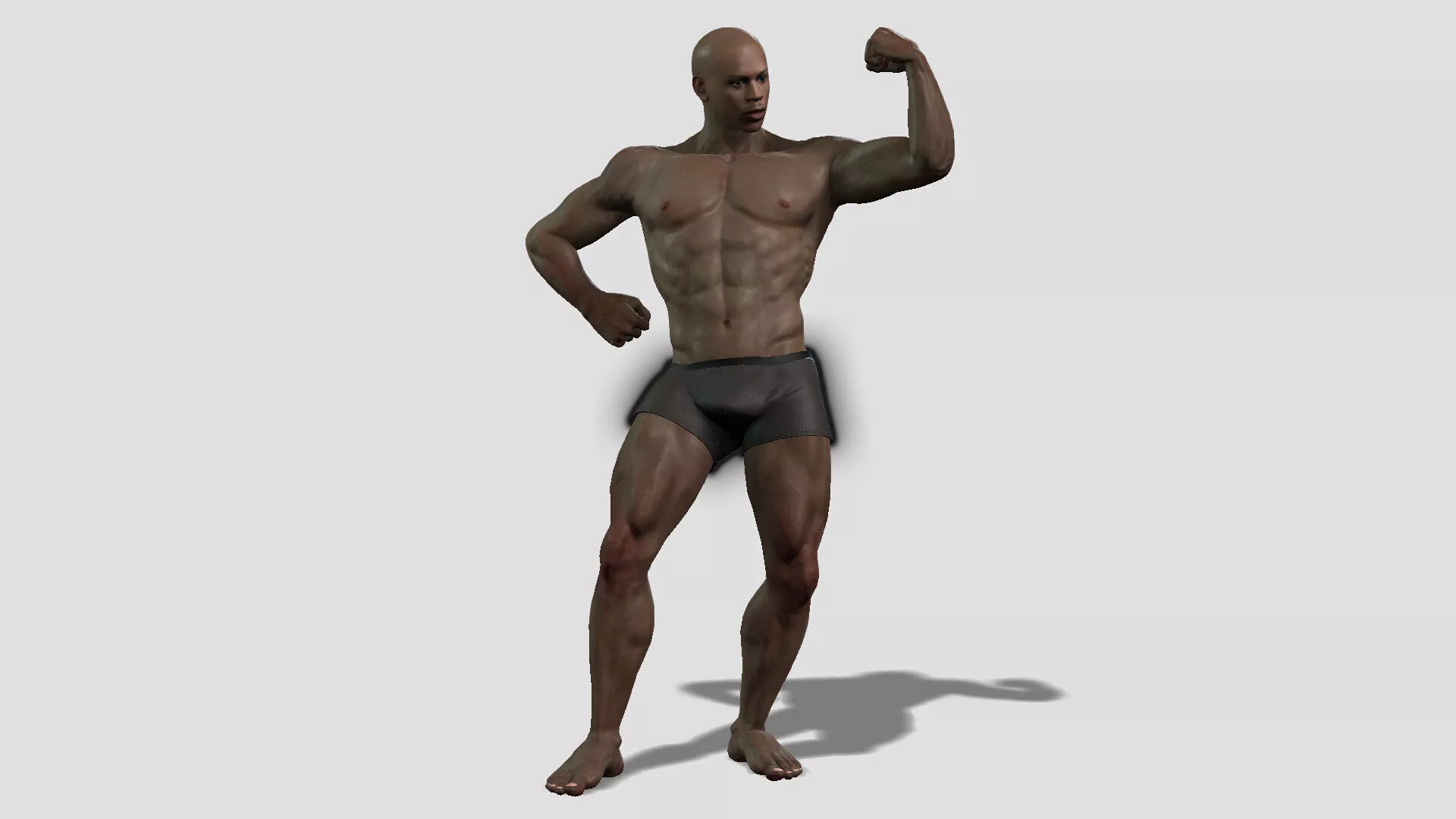 Strong Male Character High Quality 3D model