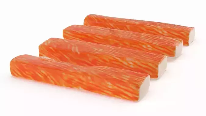 Surimi Sticks 3D model 7