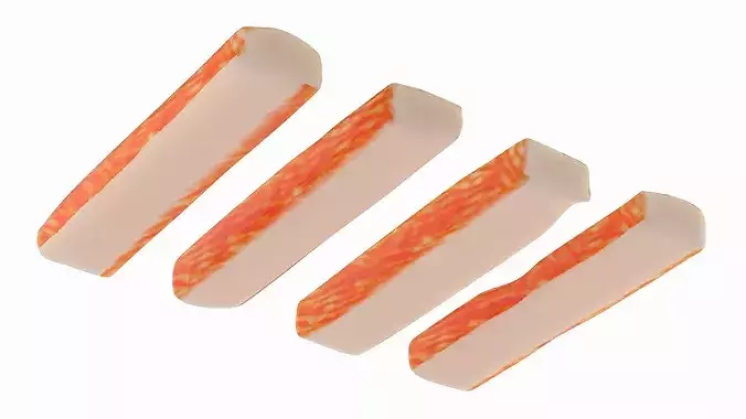 Surimi Sticks 3D model 5
