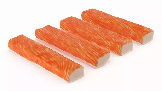 Surimi Sticks 3D model