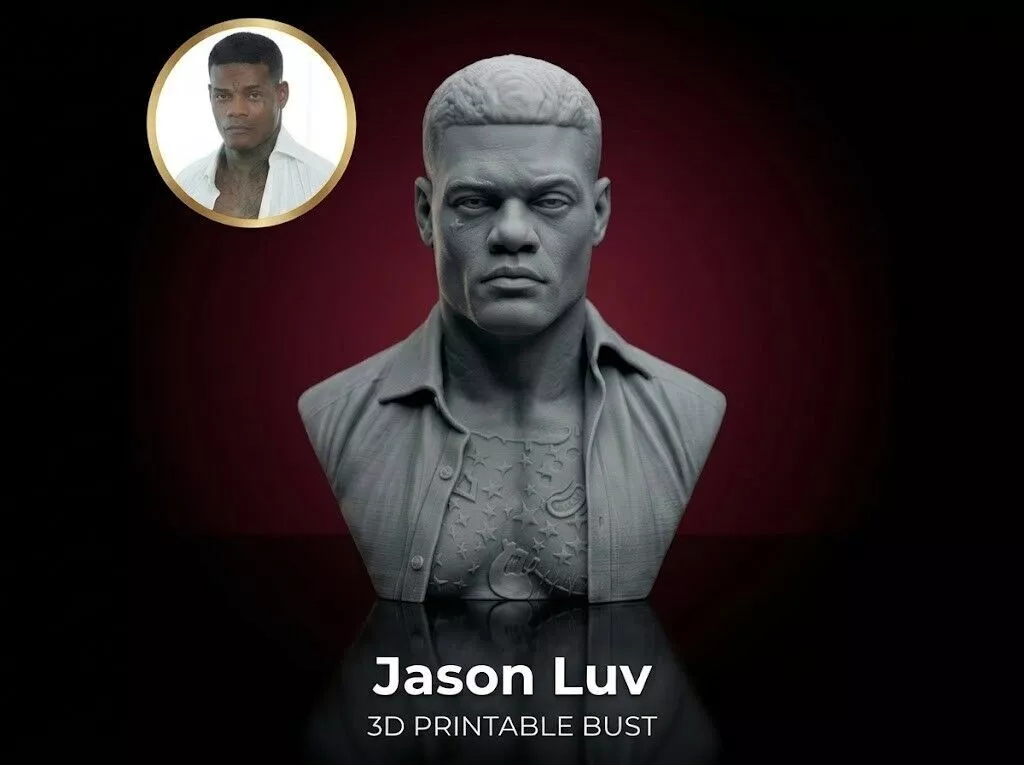Jason Luv bust 3D print model