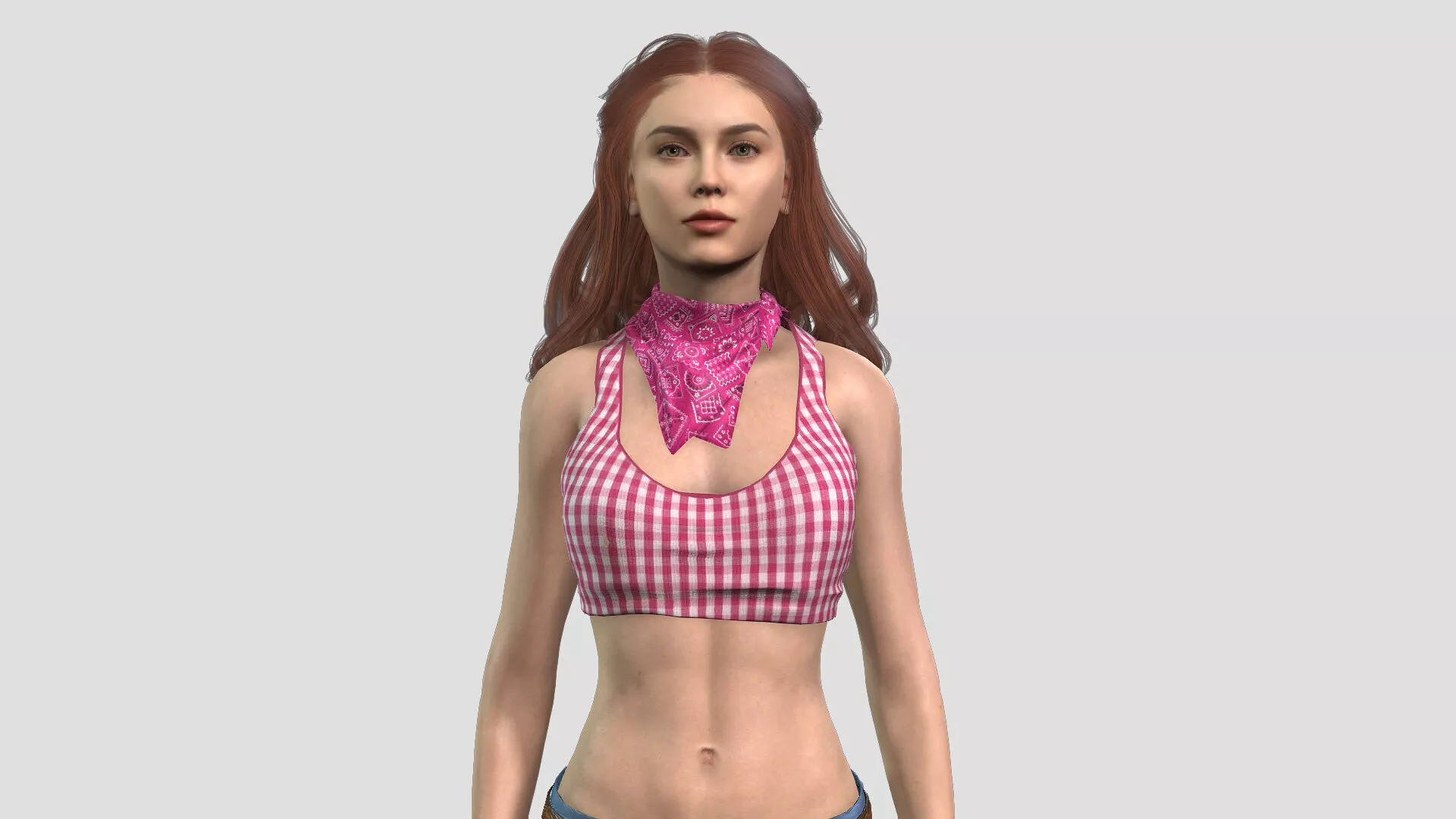 Attractive Female Character 3D model