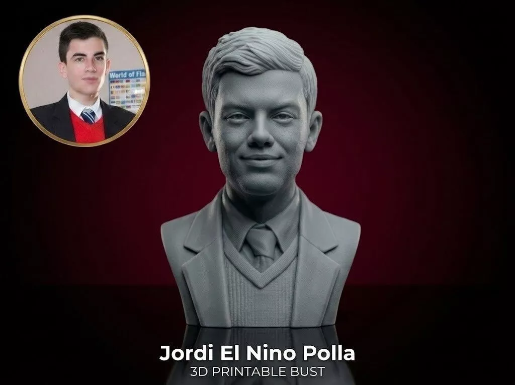 Jordi El Nino Polla bust 3D print model