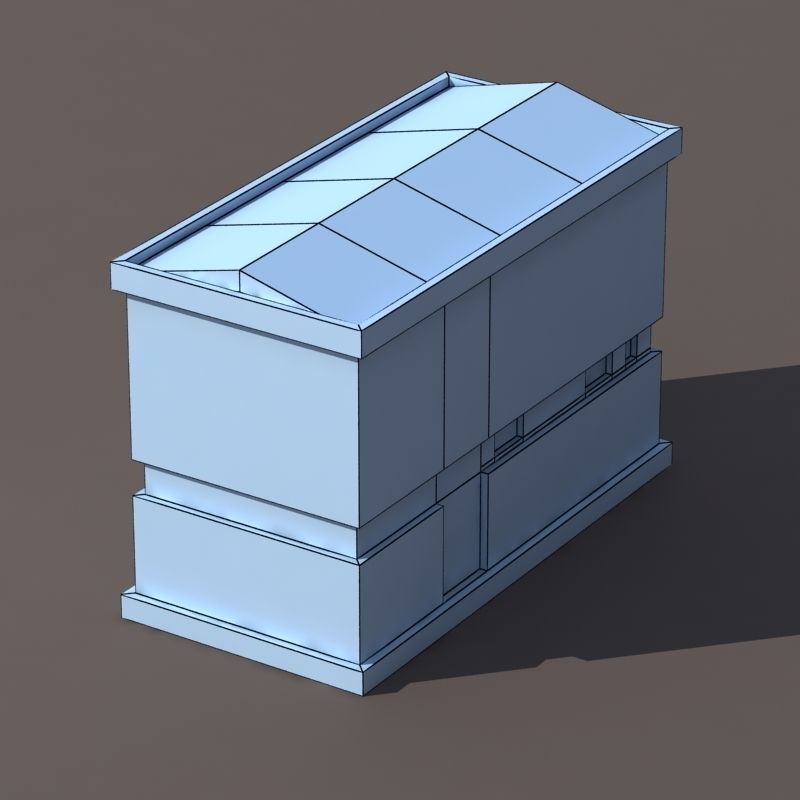 Factory Building BUNDLE Low-poly 3D model_28