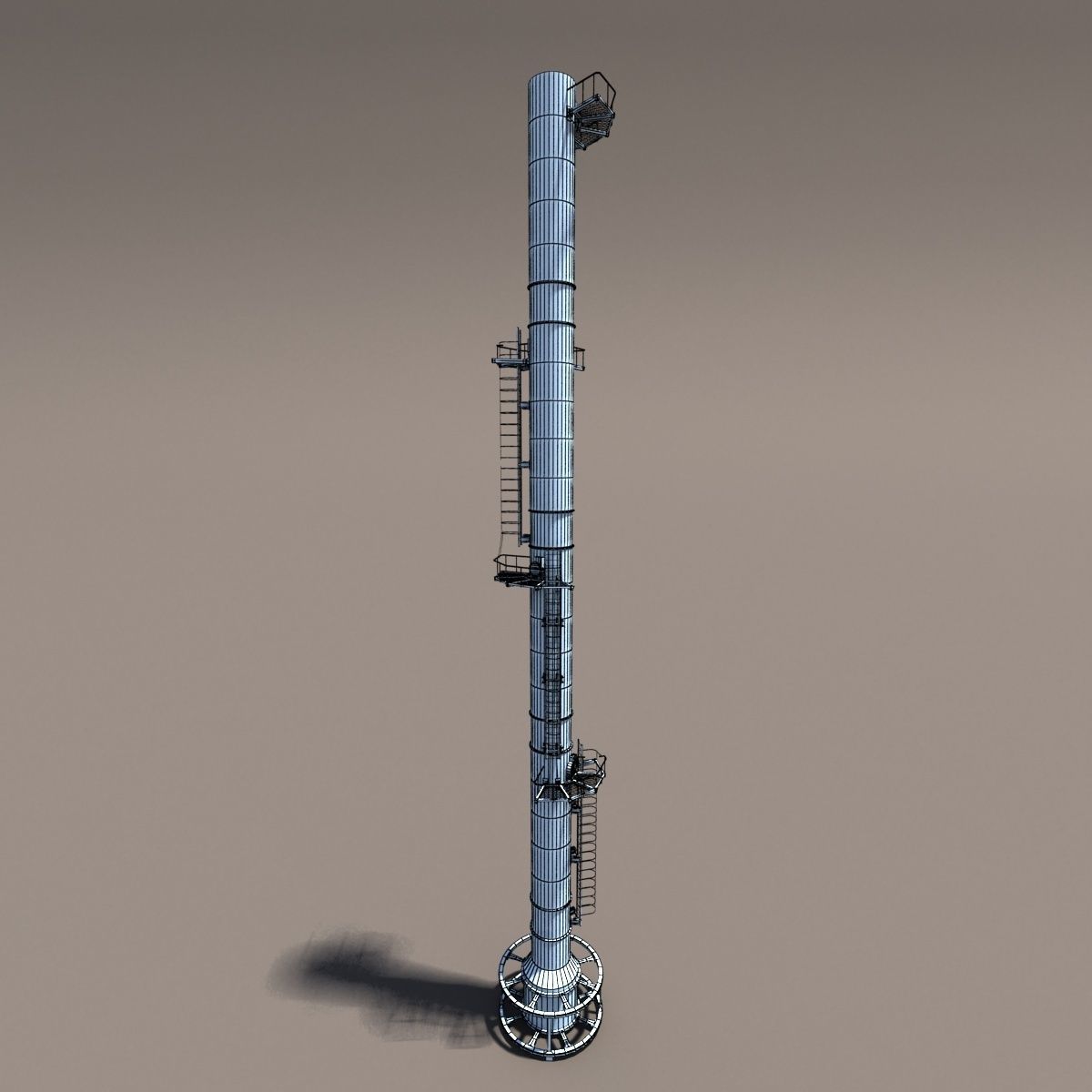 Factory Building BUNDLE Low-poly 3D model_42