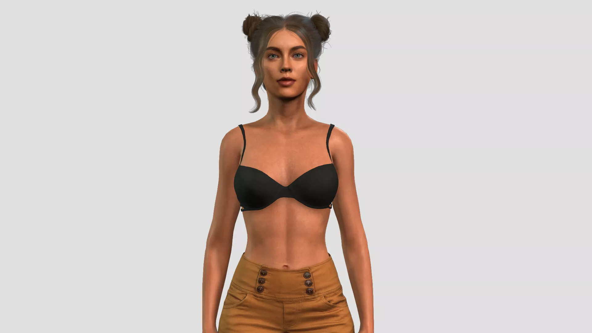 Gorgeous Female Character Asset 3D model