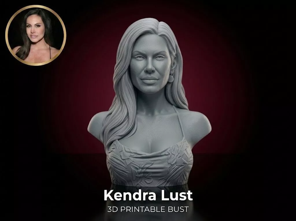 Kendra Lust bust 3D print model