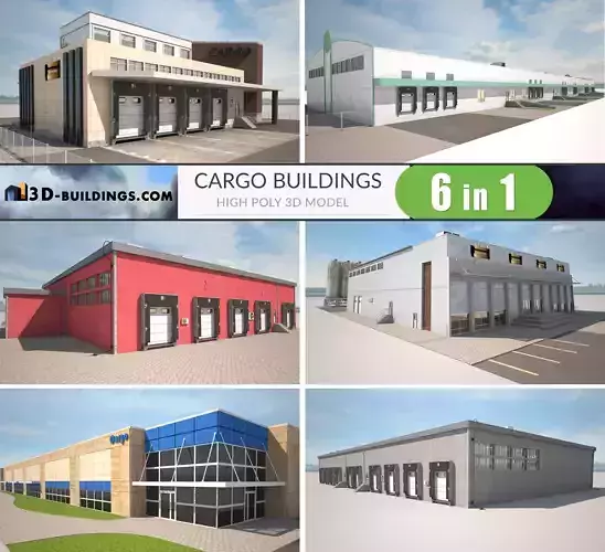 Cargo Buildings BUNDLE