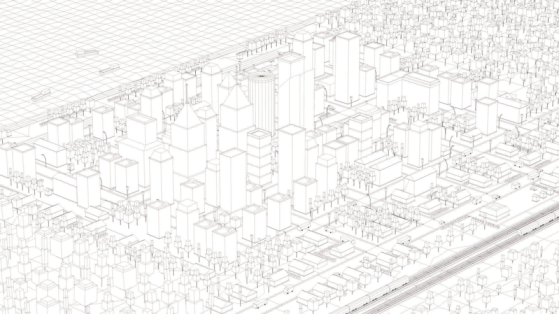 Low Poly City Pack 3 Low-poly 3D model_11