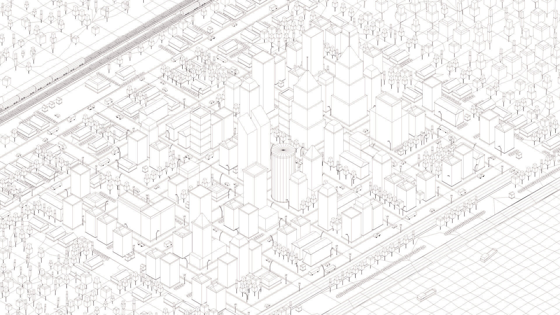 Low Poly City Pack 3 Low-poly 3D model_9