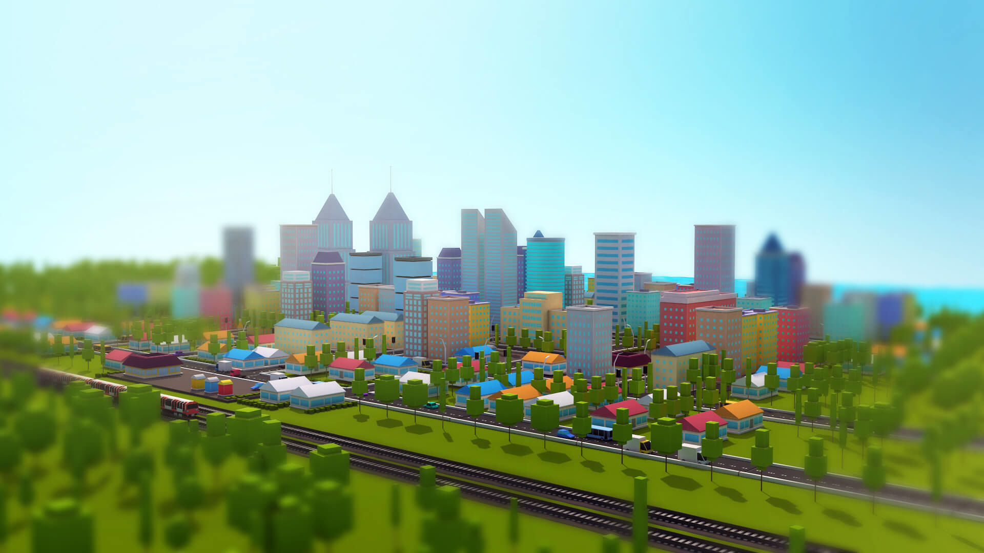 Low Poly City Pack 3 Low-poly 3D model_3
