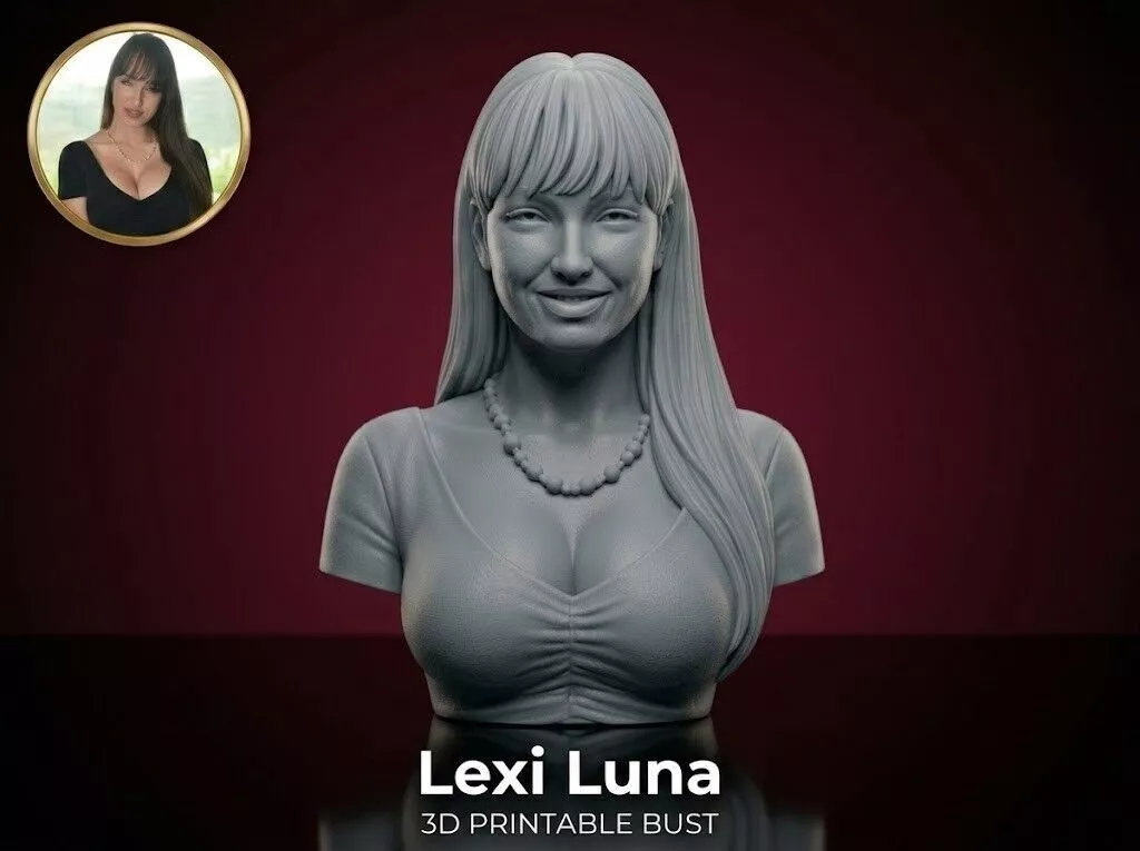 Lexi Luna bust 3D print model