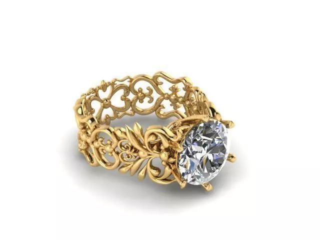 Ring R0028 3D print model_0