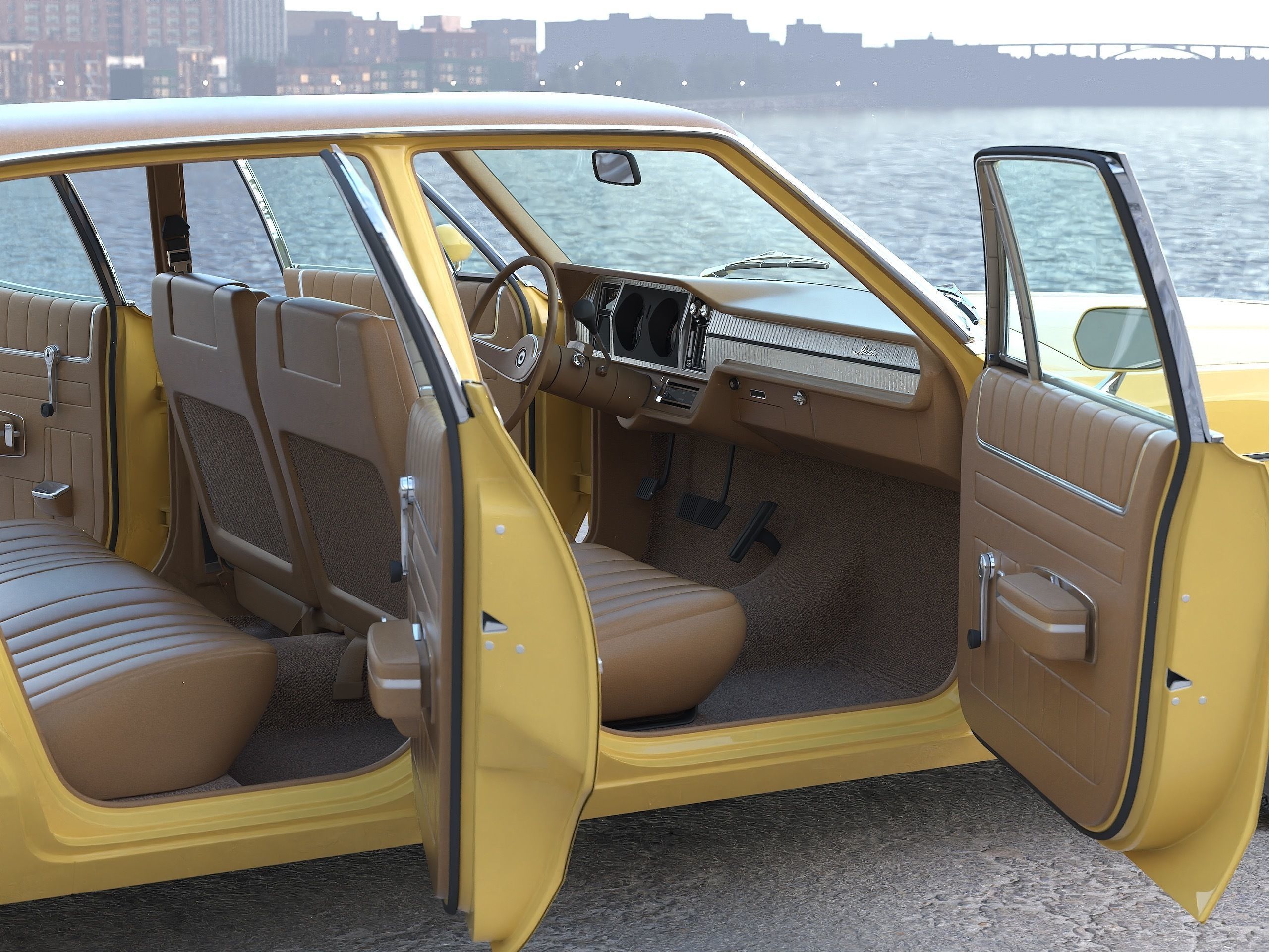 AMC Matador  1972 3D model_7