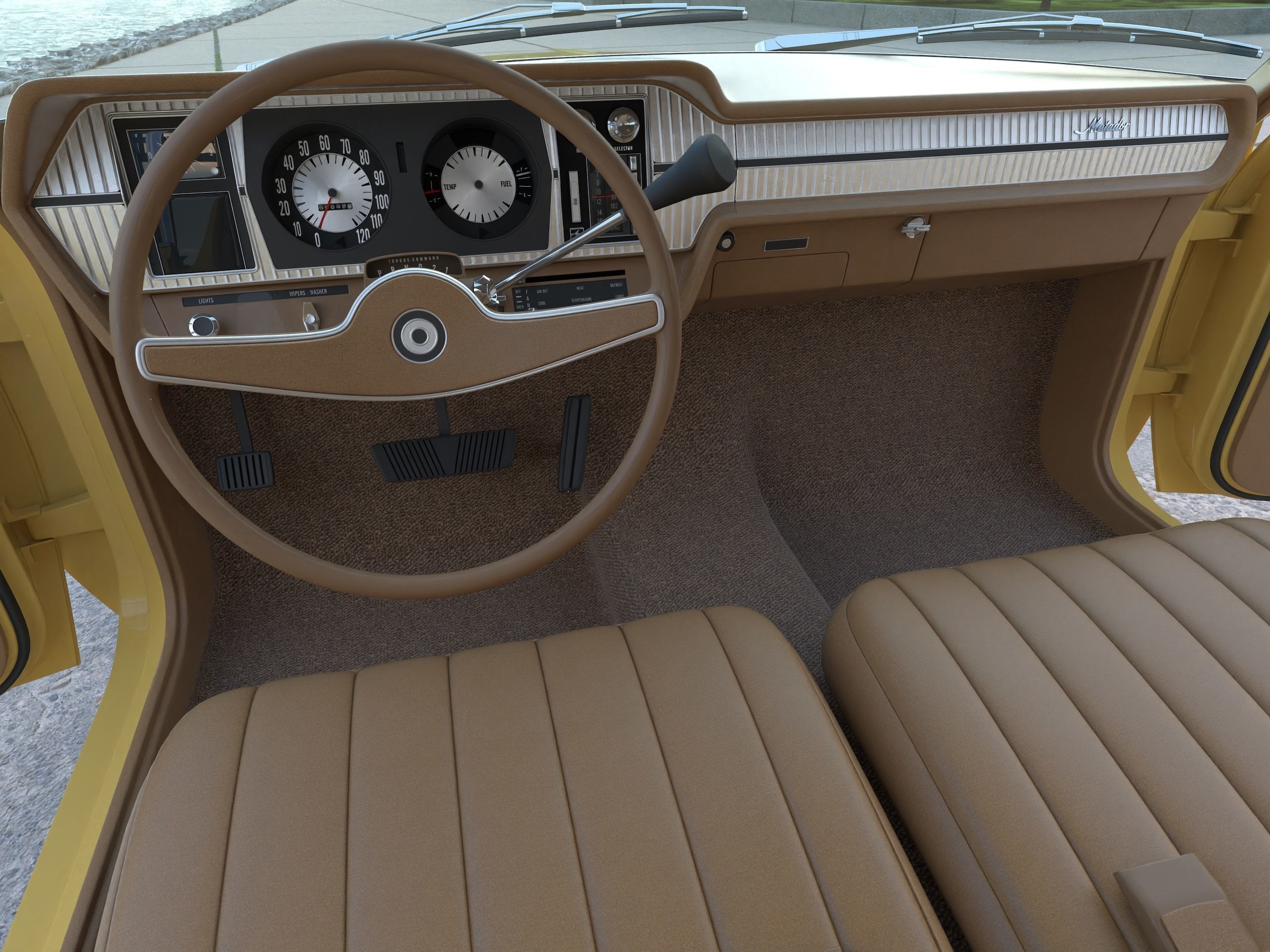 AMC Matador  1972 3D model_8