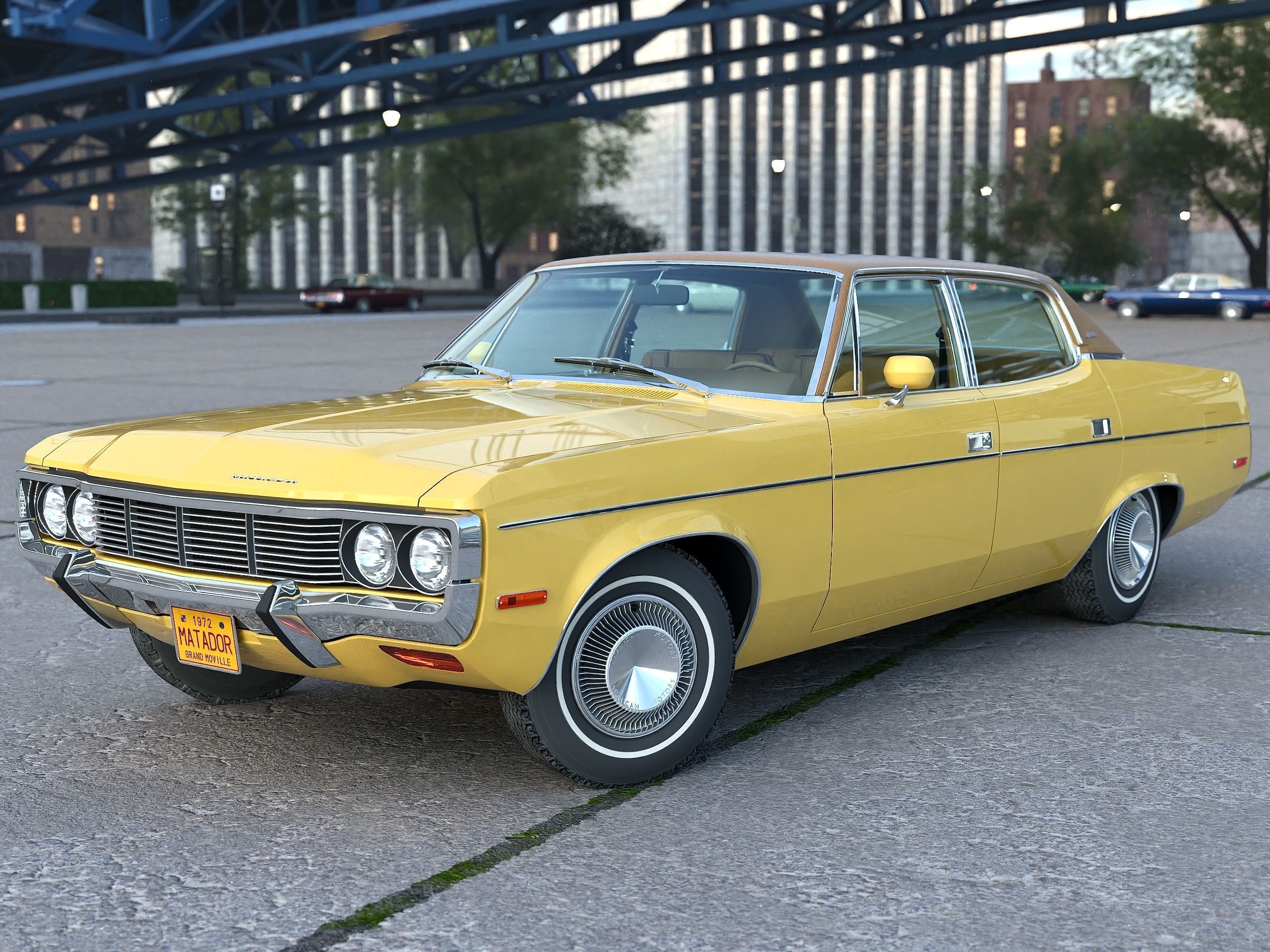 AMC Matador  1972 3D model_5