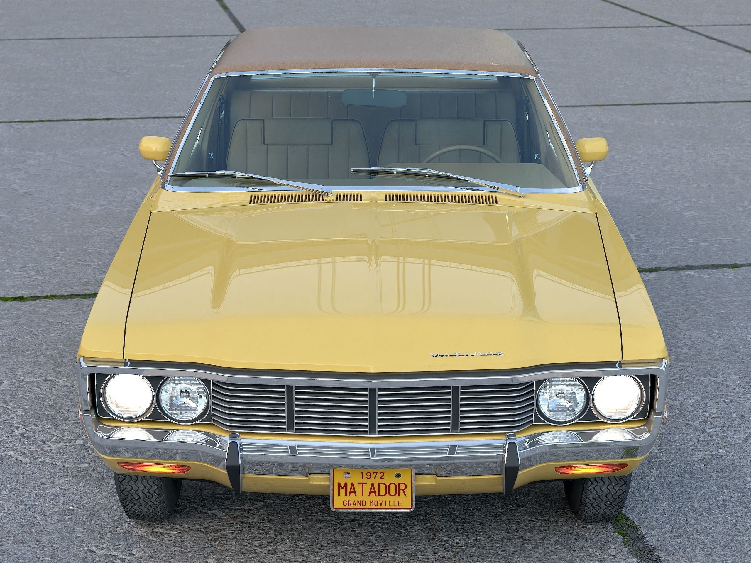 AMC Matador  1972 3D model_2